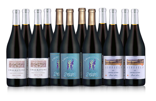 Golden State Pinot Noirs 12-Bottle Collection